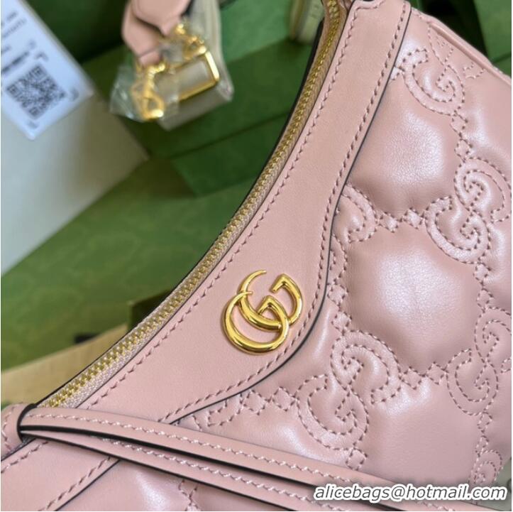 Good Quality Gucci GG Matelasse handbag 735049 Pink