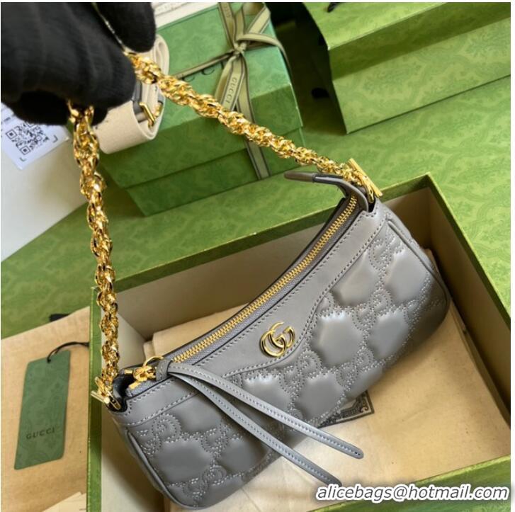 New Fashion Gucci GG Matelasse handbag 735049 Grey