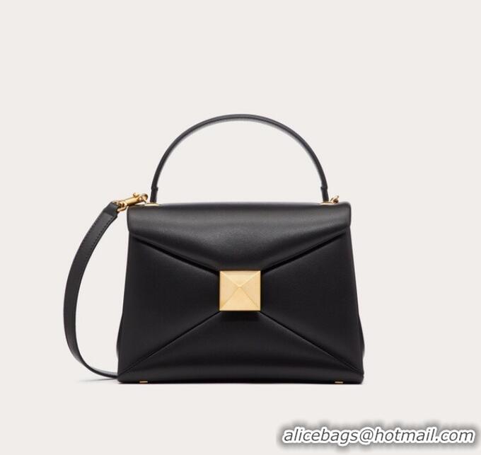 Buy Discount VALENTINO ONE STUD Small sheepskin shoulder bag WB0K83H black