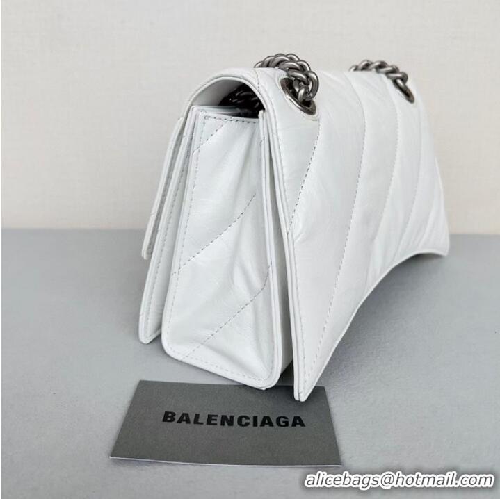 Reasonable Price Balenciaga HOURGLASS Wallet With Chain 92885 WHITE