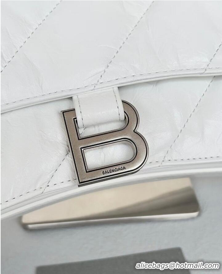 Reasonable Price Balenciaga HOURGLASS Wallet With Chain 92885 WHITE