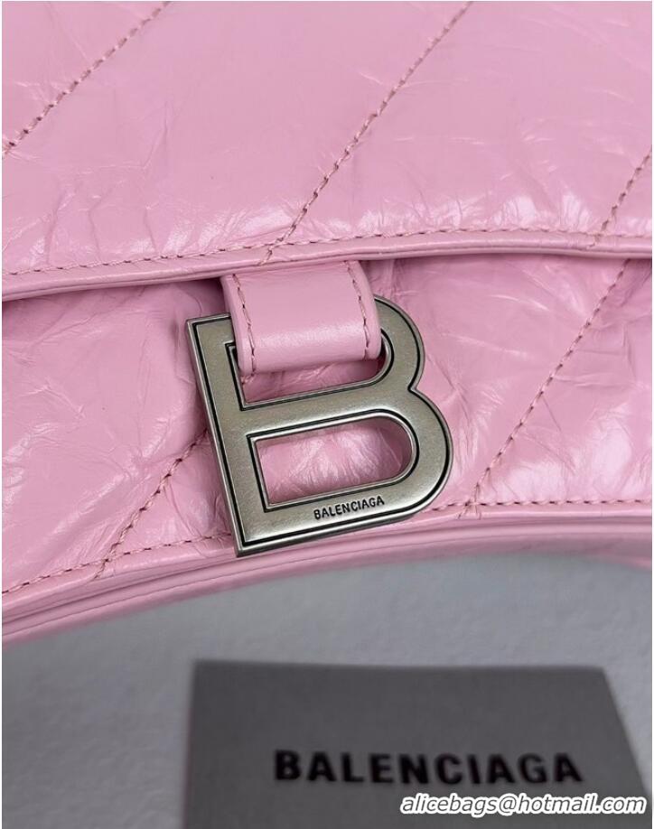 Trendy Design Balenciaga HOURGLASS Wallet With Chain 92885 PINK