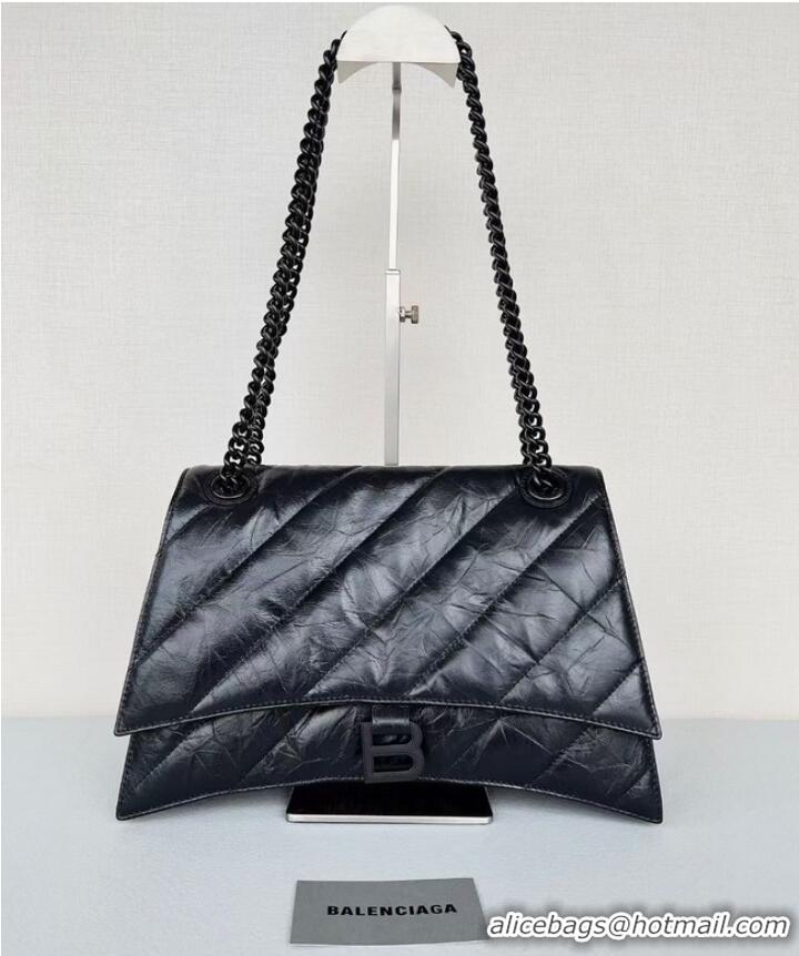 Reasonable Price Balenciaga HOURGLASS With Chain 92886 BLACK