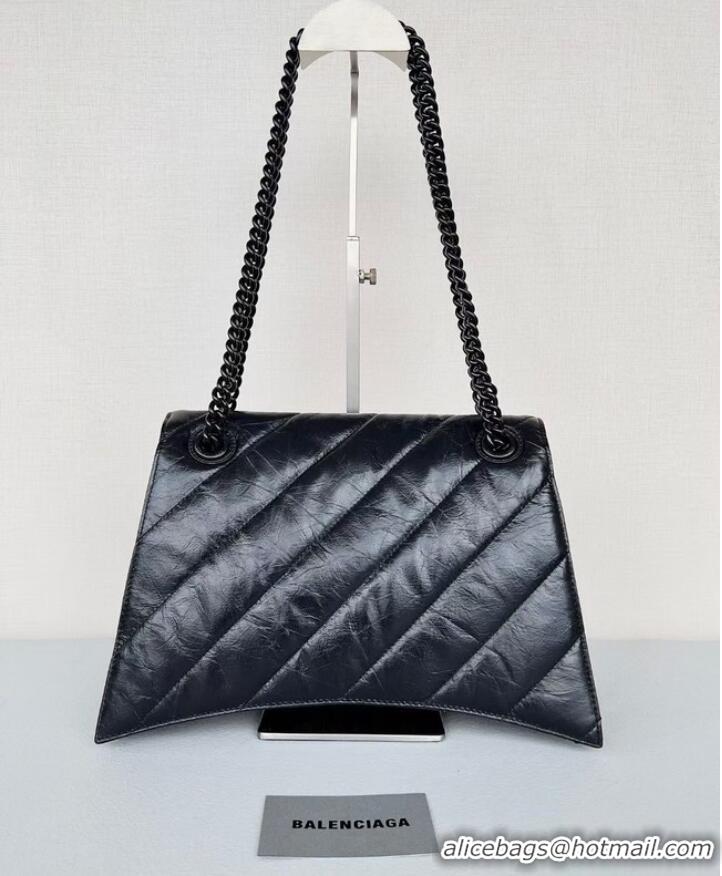 Reasonable Price Balenciaga HOURGLASS With Chain 92886 BLACK