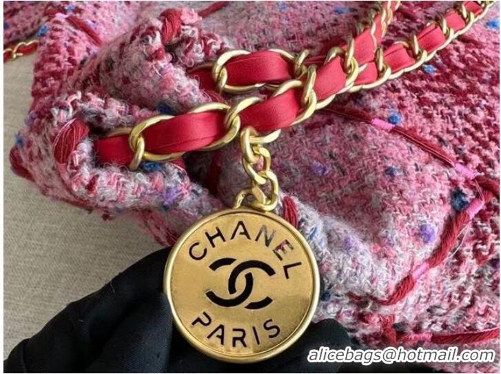 Luxury Cheap CHANEL 22 HANDBAG AS3261 pink