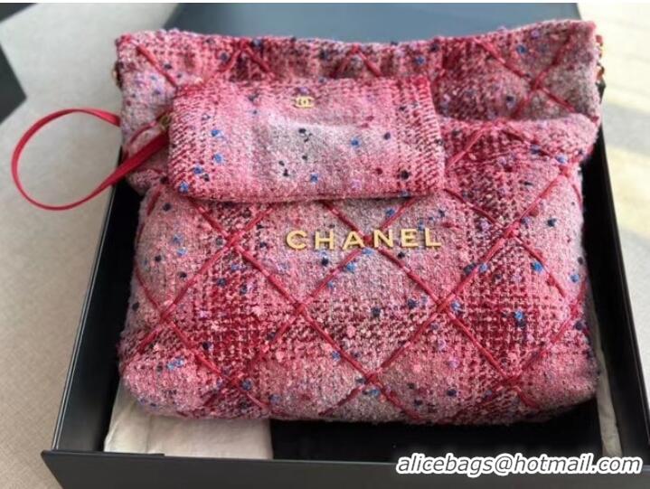 Classic Specials CHANEL 22 HANDBAG AS3260 pink