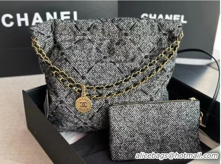 Super Quality CHANEL 22 HANDBAG AS3261 gray