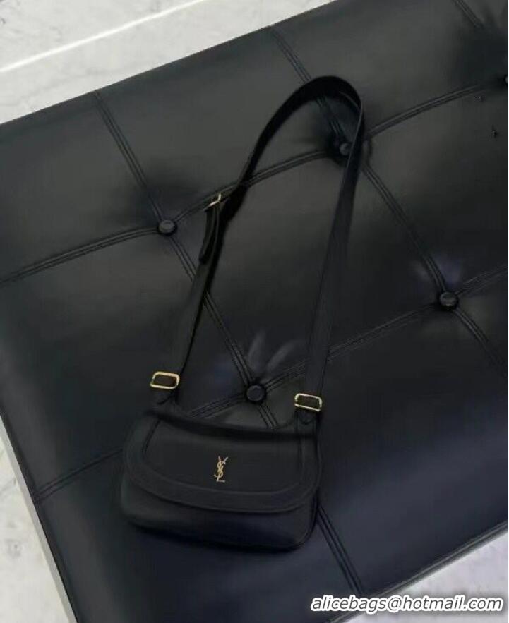 Promotional Grade SAINT LAUREN KAIA SMALL SATCHEL IN SMOOTH LEATHER Y662242 black