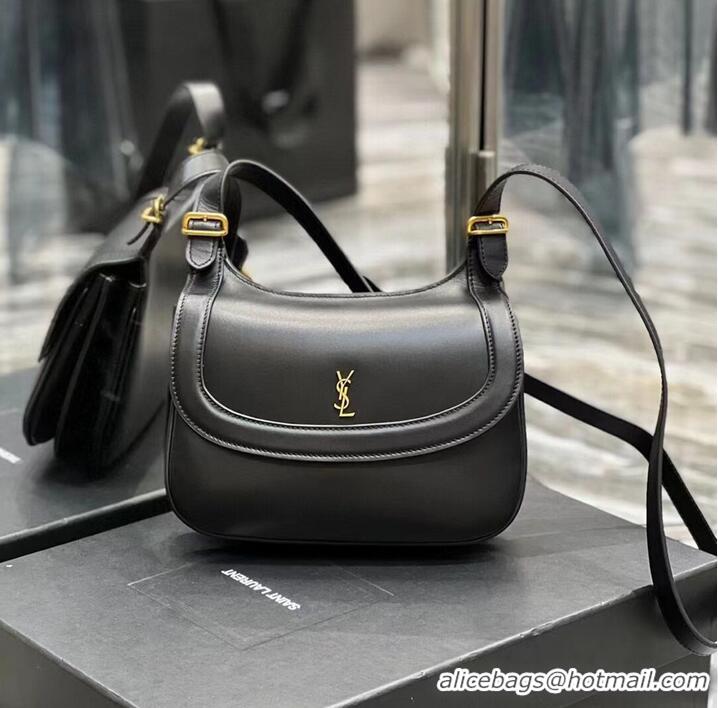 Promotional Grade SAINT LAUREN KAIA SMALL SATCHEL IN SMOOTH LEATHER Y662242 black