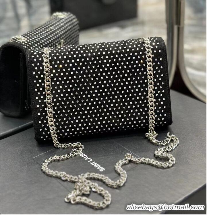 Famous Brand SAINT LAUREN KATE SMALL CHAIN BAG Y769330 BLACK