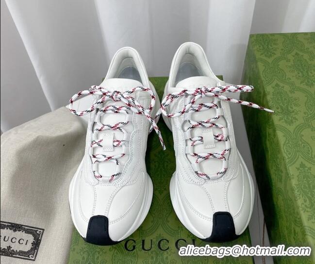 Pretty Style Gucci Run Trainers in Interlocking G Print Leather White 120242