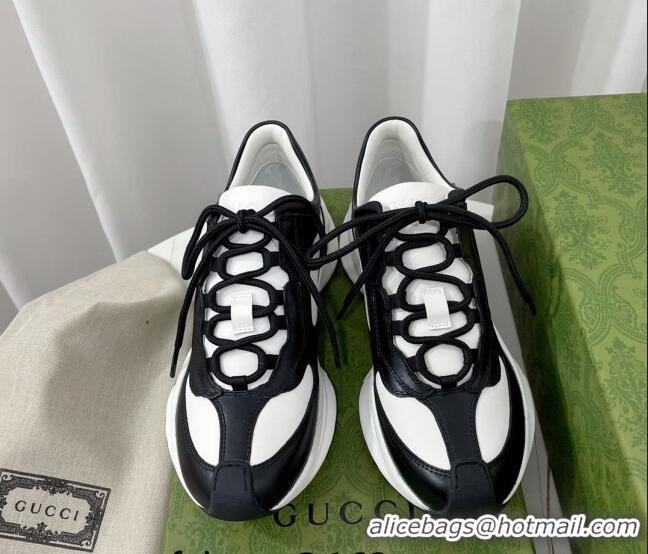 Good Looking Gucci Run Trainers in Interlocking G Print Leather White/Black 120243