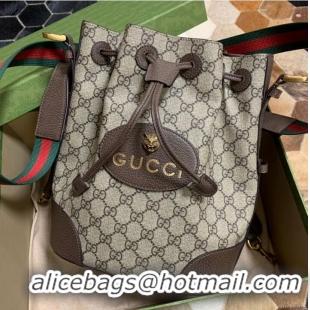 Best Design Gucci Ophidia GG mini bucket bag 550625 Brown