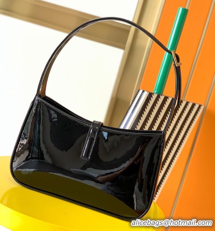 Well Crafted SAINT LAUREN PATENT LEATHER BAG 657228 BLACK