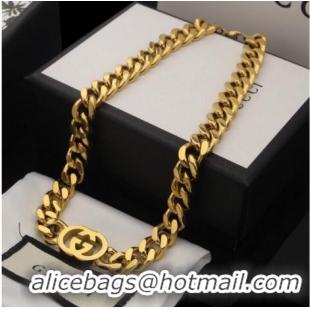 Popular Style Gucci Necklace CE10530 Gold