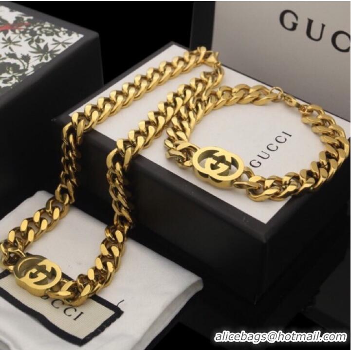 Popular Style Gucci Necklace CE10530 Gold