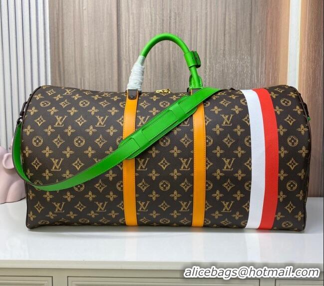 Popular Style Louis Vuitton Trunk L’Œil Keepall 55 Travel Bag in N°7 Monogram Canvas M59661 2022