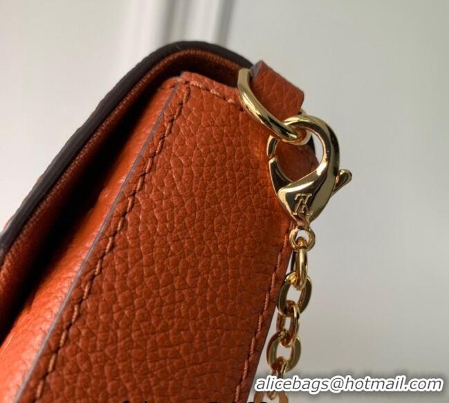 Promotional Louis Vuitton Félicie Pochette Bag in Monogram Leather M81531 Cognac Brown 2022