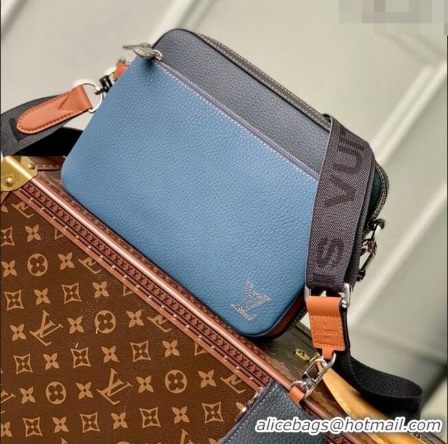 Promotional Louis Vuitton Men's Trio Messenger Bag M21544 Denim Blue 2022