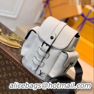 Reasonable Price Louis Vuitton Christopher XS Sling Bag in White Taurillon Leather M58493 2022