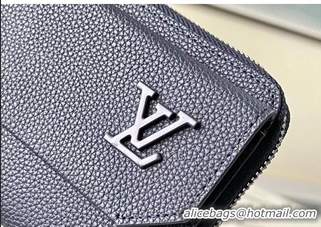 Trendy Design Louis Vuitton Men's New Long Wallet in Grained Leather M69831 Blue 2022