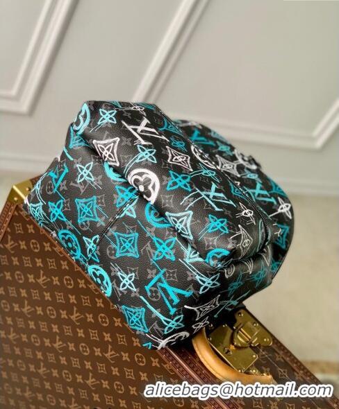 Good Quality Louis Vuitton Discovery Backpack in LV Graffiti Green Monogram Eclipse Canvas M21395 2022