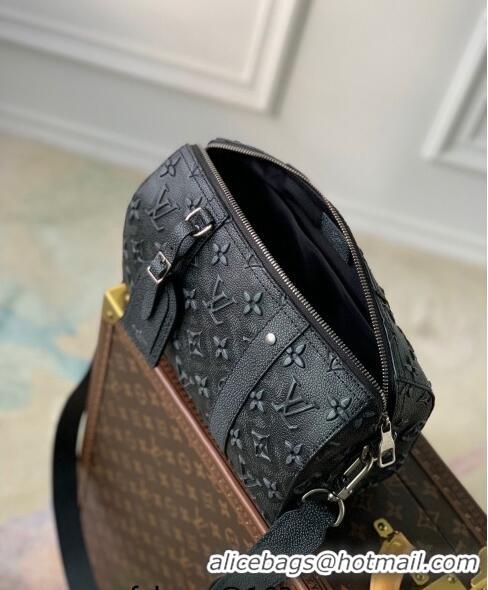 Promotional Louis Vuitton City Keepall Bag in Monogram Faded Leather M21448 Charcoal 2022