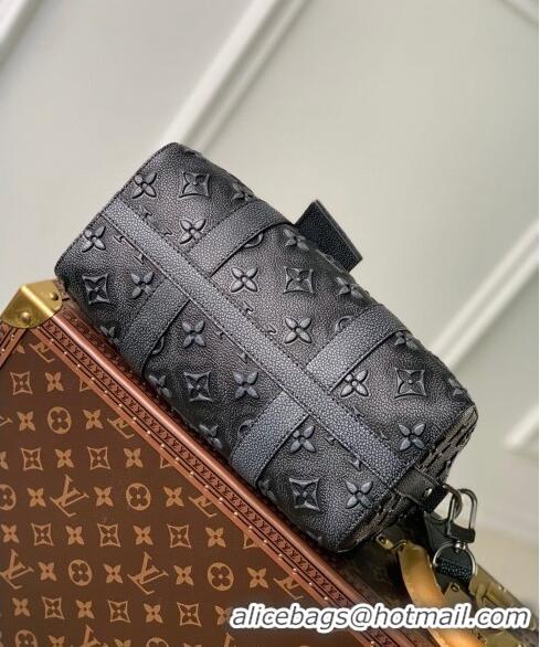 Promotional Louis Vuitton City Keepall Bag in Monogram Faded Leather M21448 Charcoal 2022