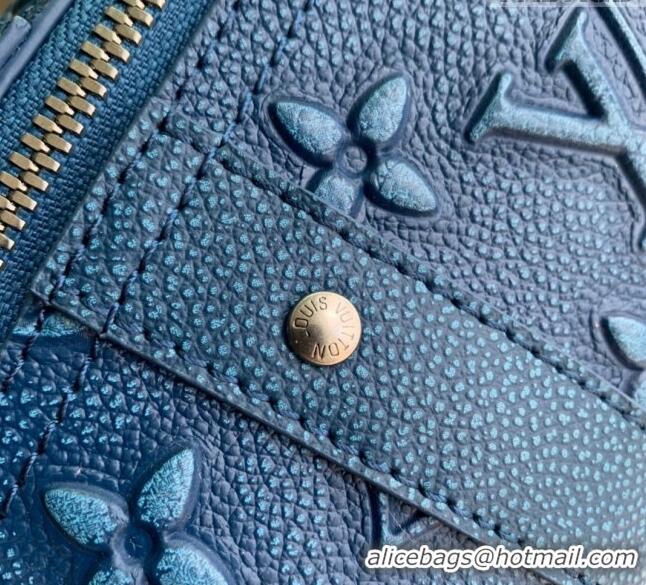 Traditional Specials Louis Vuitton City Keepall Bag in Monogram Faded Leather M21448 Blue 2022