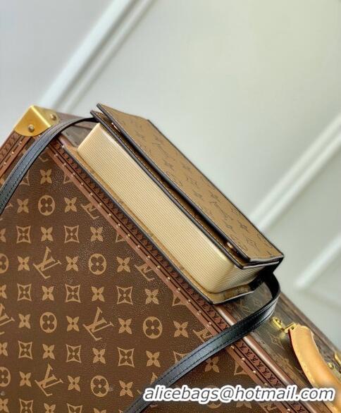 Big Discount Louis Vuitton LV Book Chain Wallet in Monogram Reverse Canvas M81830 2022