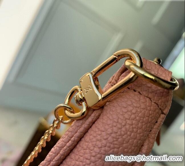 Promotional Louis Vuitton Gradient Monogram Leather Mini Pochette Accessoires Chain Pouch M80501 Pink 2022