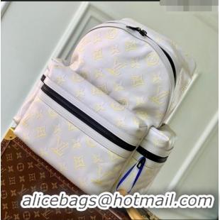 Good Product Louis Vuitton Sac Plat Backpack M21826 White 2022