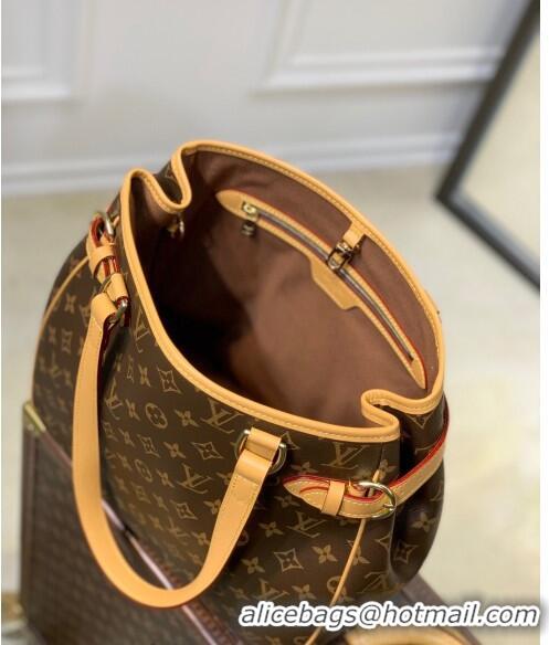 Famous Brand Louis Vuitton Vintage Monogram Canvas A4 Shopping Bag M51153 Nude 2022