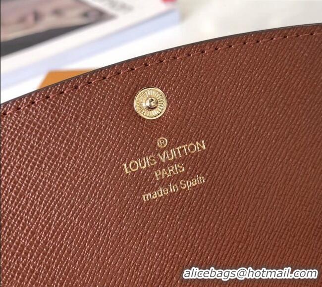 Good Product Louis Vuitton Emilie Wallet M60697 Monogram Canvas/Brown 2022