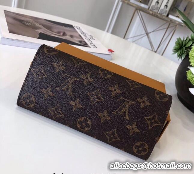 Good Product Louis Vuitton Emilie Wallet M60697 Monogram Canvas/Brown 2022