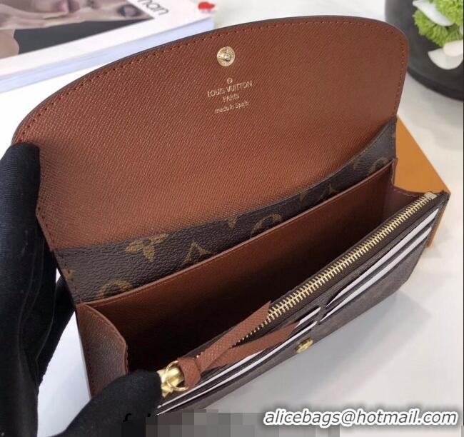 Good Product Louis Vuitton Emilie Wallet M60697 Monogram Canvas/Brown 2022