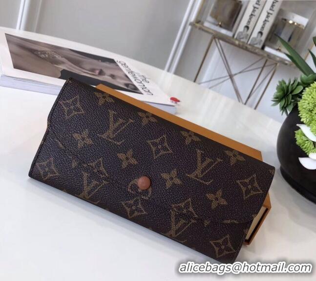 Good Product Louis Vuitton Emilie Wallet M60697 Monogram Canvas/Brown 2022