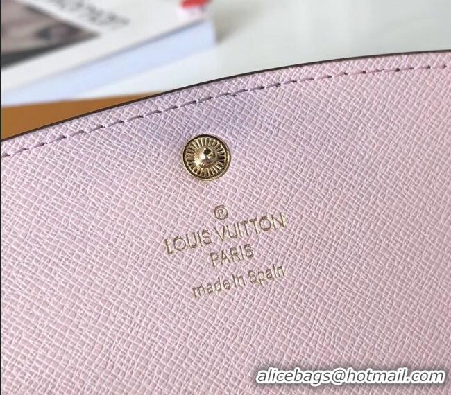 Promotional Louis Vuitton Monogram Canvas Emilie Wallet M61289 Light Pink 2022