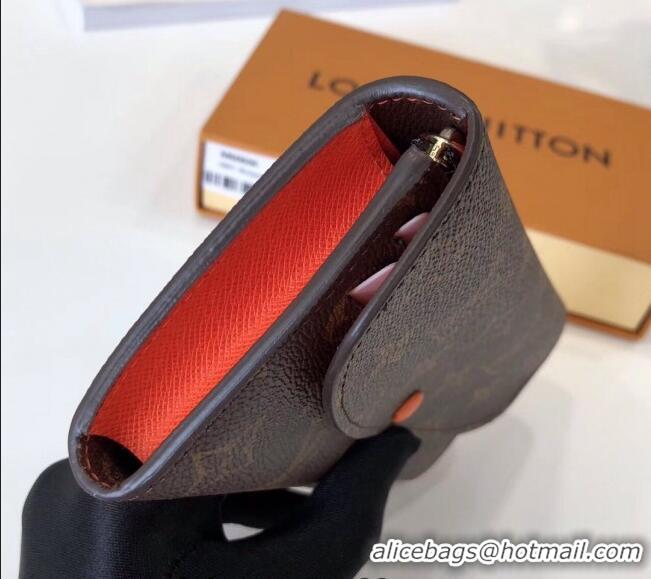 Good Product Louis Vuitton Monogram Canvas Emilie Wallet M60697 Orange 2022