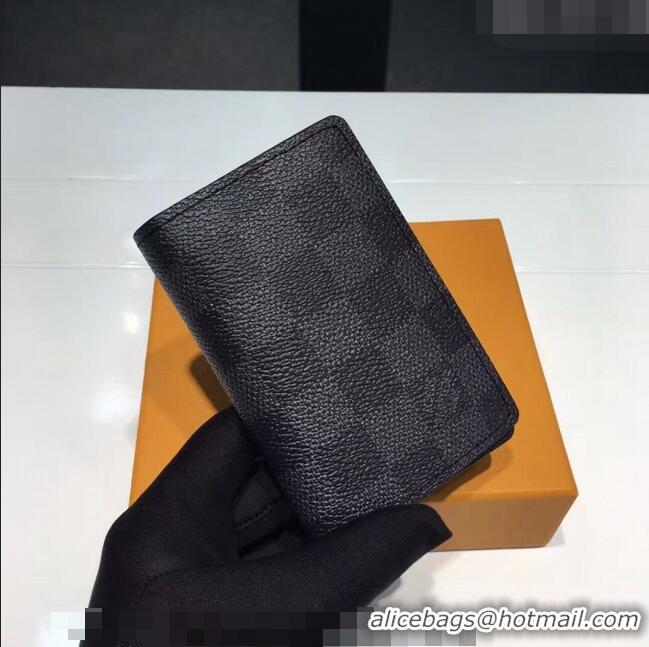 Shop Promotional Louis Vuitton Damier Graphite Canvas Pocket Organizer Wallet N63143 2022