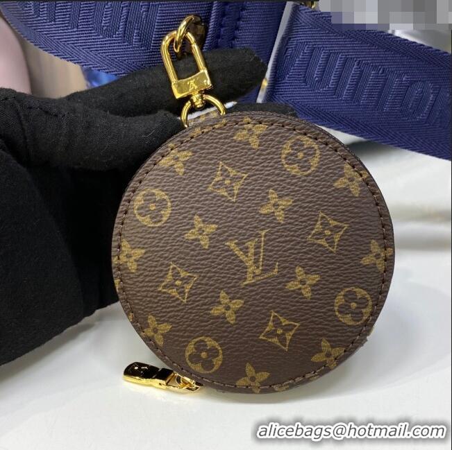 Inexpensive Louis Vuitton LV Pillow Maxi Multi Pochette Accessoires Bag in Nylon M21057 Navy Blue/Silver 2022