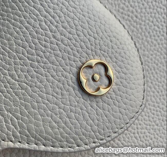 Famous Brand Louis Vuitton Capucines MM Bag in Taurillon Calfskin M21127 Cream White/Pink 2023