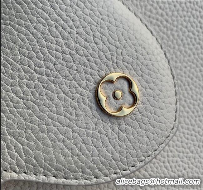 Reasonable Price Louis Vuitton Capucines Mini Bag in Taurillon Calfskin M21127 Cream White/Pink 2023