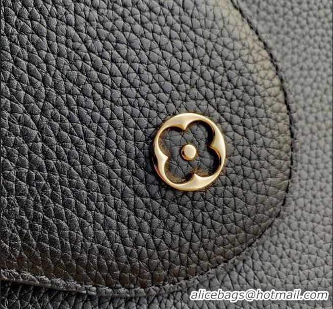 Promotional Louis Vuitton Capucines MM Bag in Taurillon Calfskin M21150 Black 2023