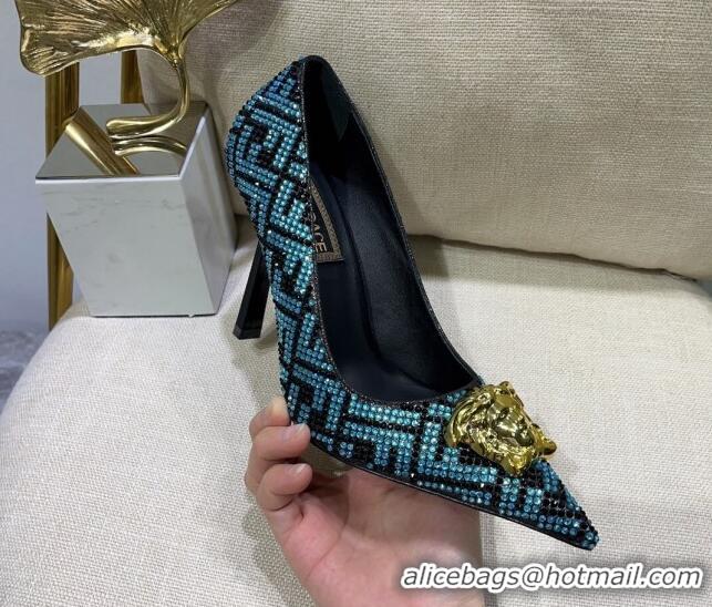 Purchase Versace x Fendi Fendace Medusa Crystals High Heel Pumps 10.5cm Black/Multicolor 122605