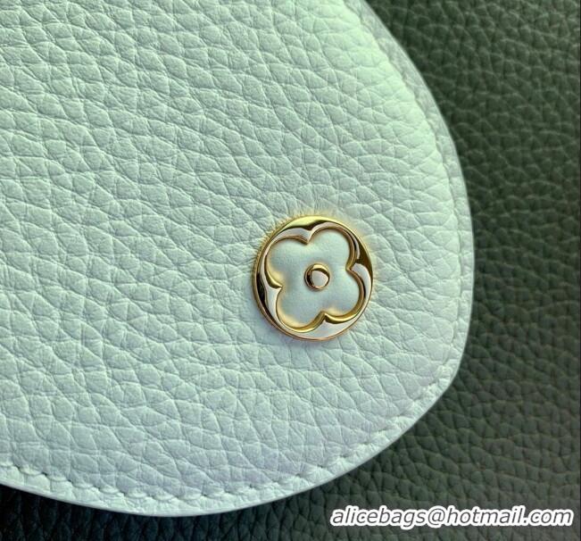 Famous Brand Louis Vuitton Capucines BB Bag in Taurillon Calfskin M21045 Grey/White 2023