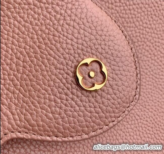 Famous Brand Louis Vuitton Capucines MM Chain Bag in Taurillon Calfskin M21103 Pink 2023