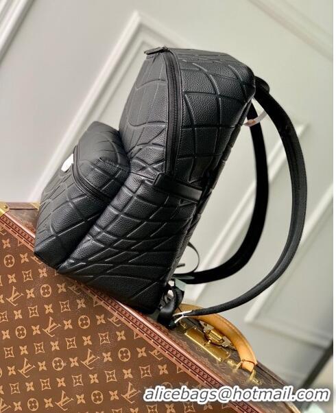 Well Crafted Louis Vuitton Discovery Backpack in Taurillon leather M21391 Black 2023