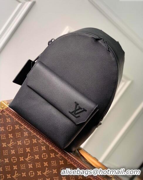 Good Product Louis Vuitton TAKEOFF Backpack in Griany Calfskin M21362 Grey 2023