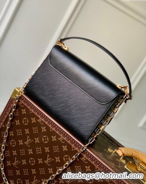 Top Quality Louis Vuitton Twist MM Bag in Epi Leather M21025 Black 2023